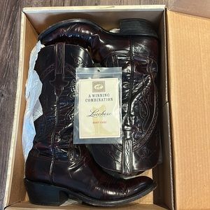 lucchese goat boots, size 9.5 men in great condition
